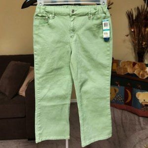 NWT Greendog sz 16 girls sage green capris
